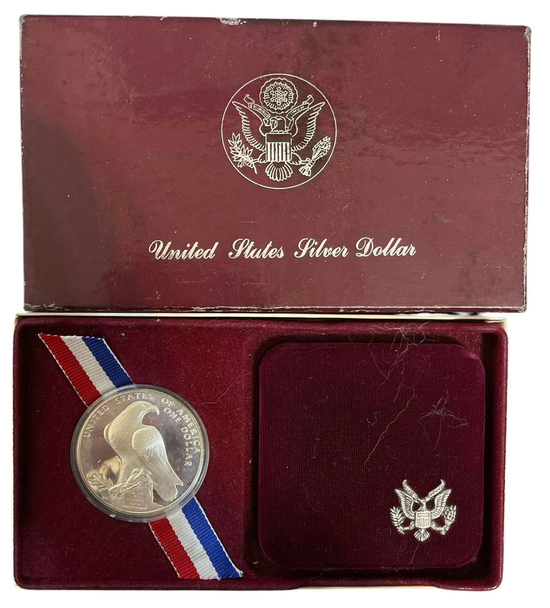 1984-S USA $1 Silver Proof XXIII Olympiad 116k minted