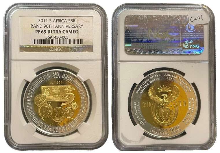 2011 South Africa S5R PF69 Ultra Cameo NGC