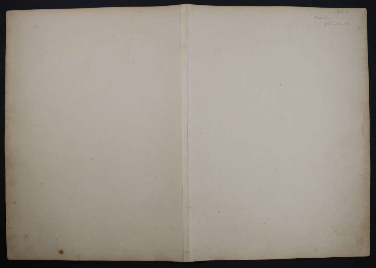 1859 Ireland 2 Map Pair by Edward Weller, 54.5cm x 37cm