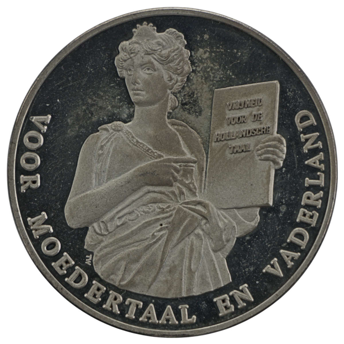 1982 South African Historical Mint Centenary of the Recognition of the Dutch Language .925 Silver Pr
