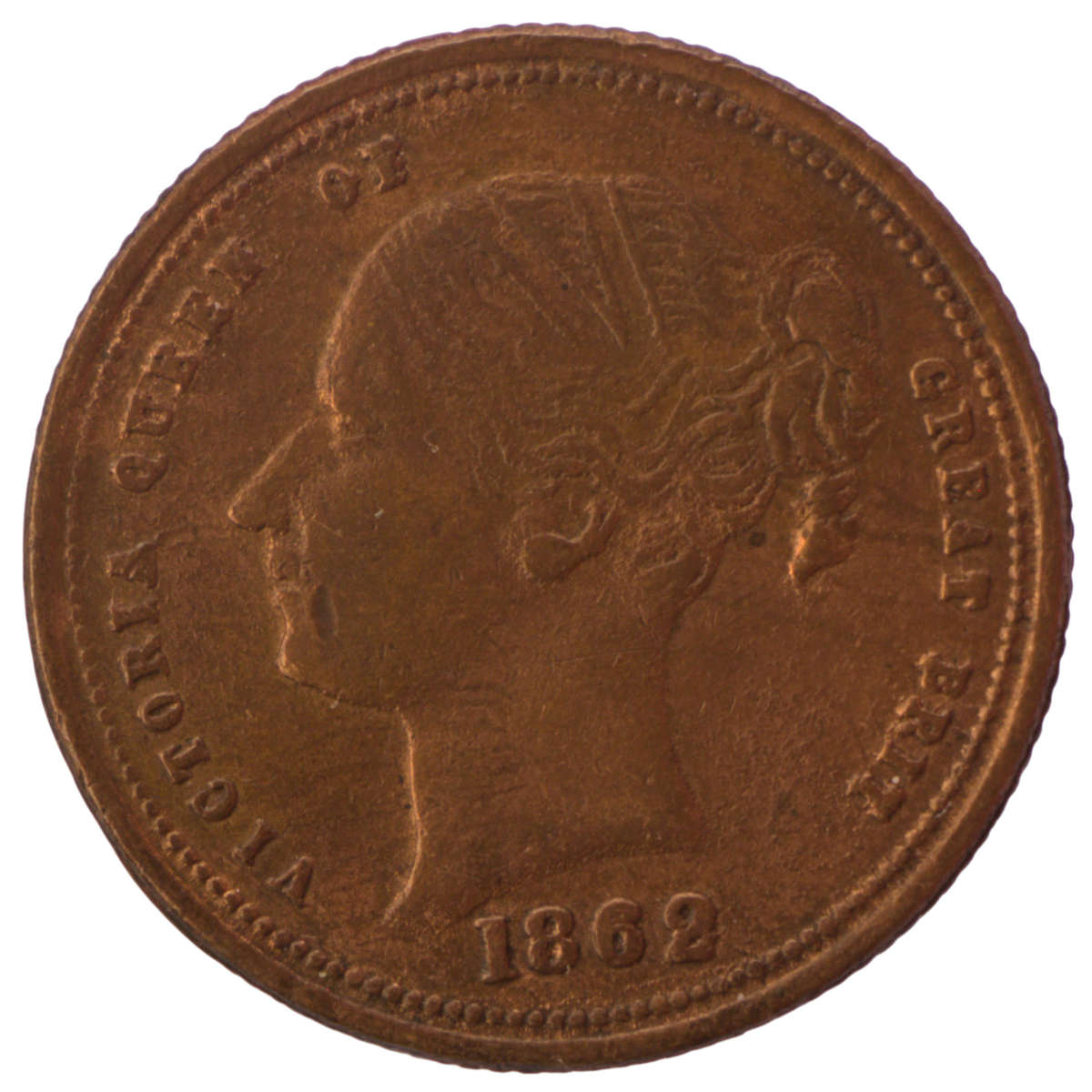 1862 United Kingdom Keep your temper Whist (Game) Token