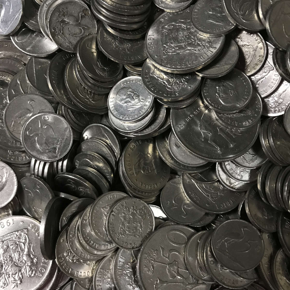 1kg South African Nickel Coin Mix