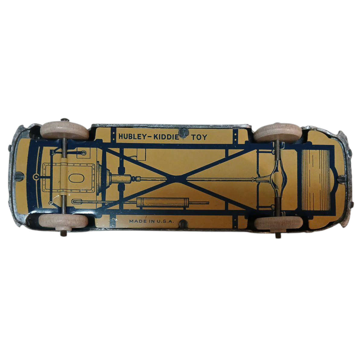 R0 Start-HUGE Car Collection Sale -Hubley  Convertible Packard Metal Masters 14x4.5x3.3cm