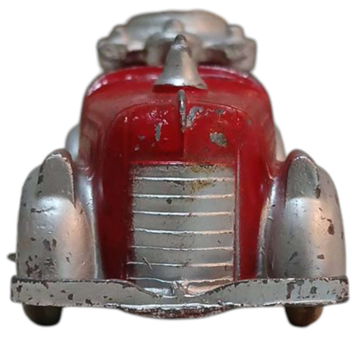 R0 Start-HUGE Car Collection Sale -1930's Hubley Cast Iron Fire Truck 10.5x4x3.5cm