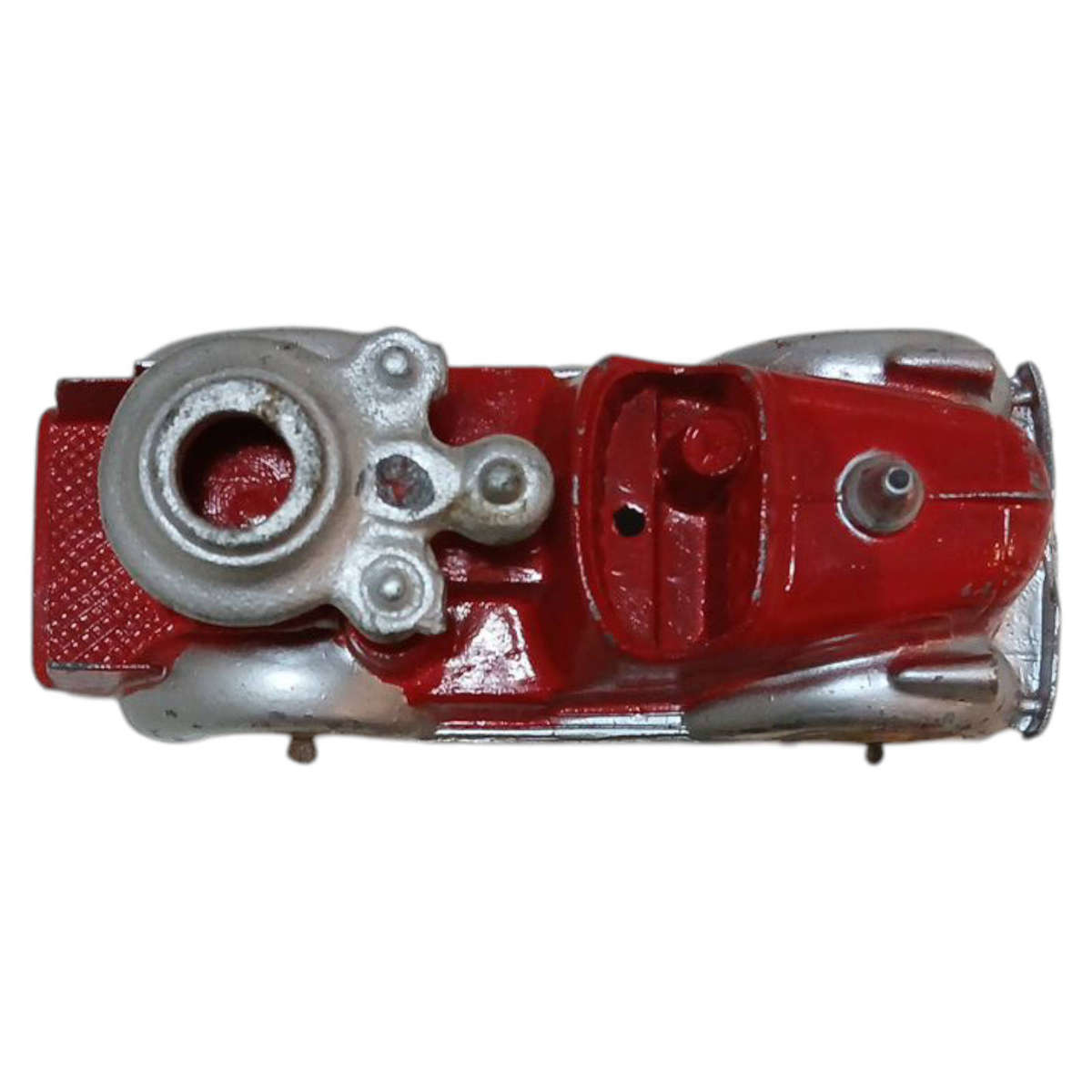 R0 Start-HUGE Car Collection Sale -1930's Hubley Cast Iron Fire Truck 10.5x4x3.5cm