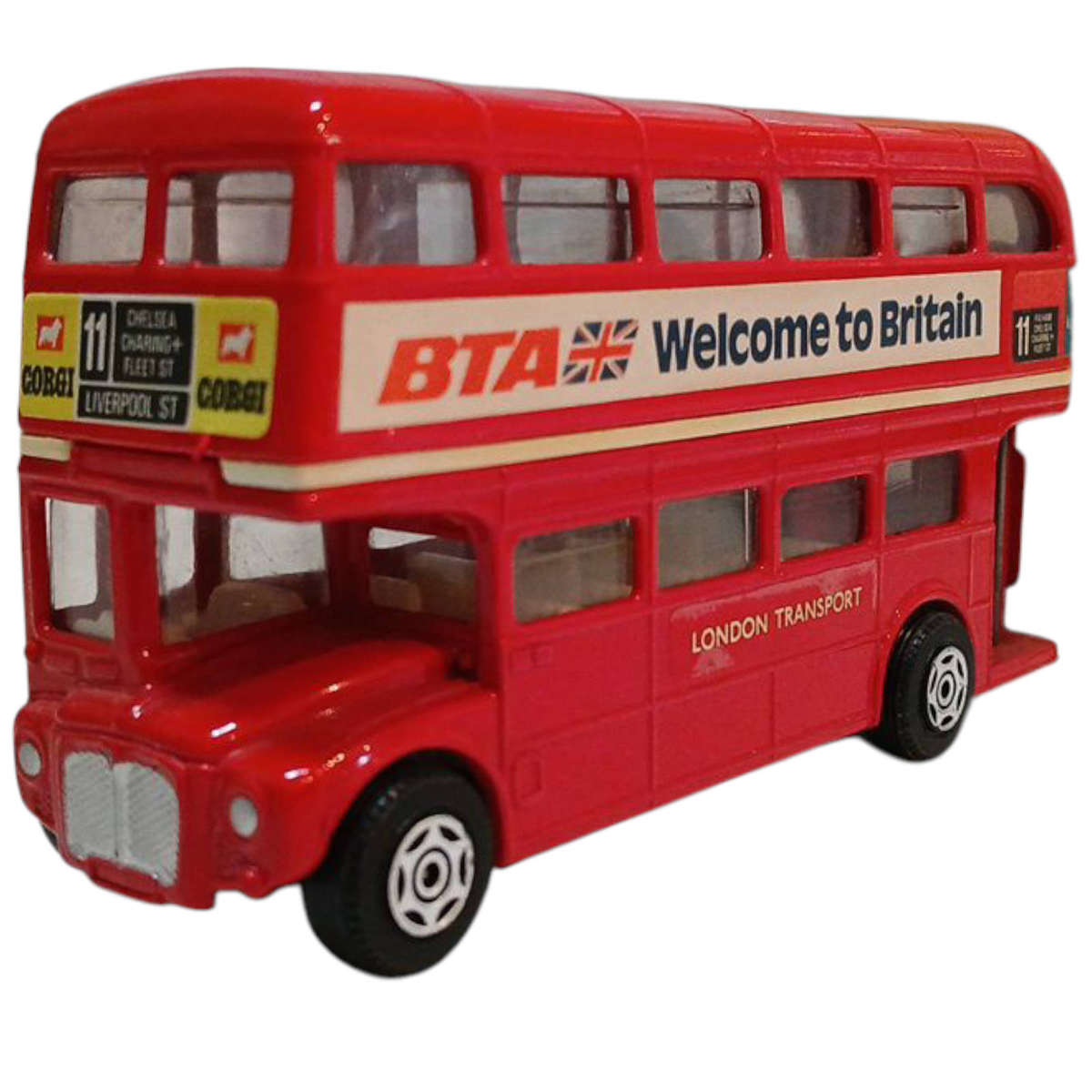 R0 Start-HUGE Car Collection Sale -Corgi London Transport Routemaster Double Decker Bus 12x3.5x6.5cm