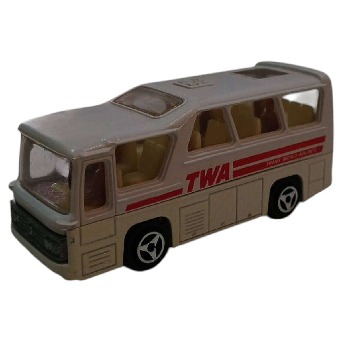 R0 Start-HUGE Car Collection Sale -Majorette #262 TWA Minibus Scale 1:87