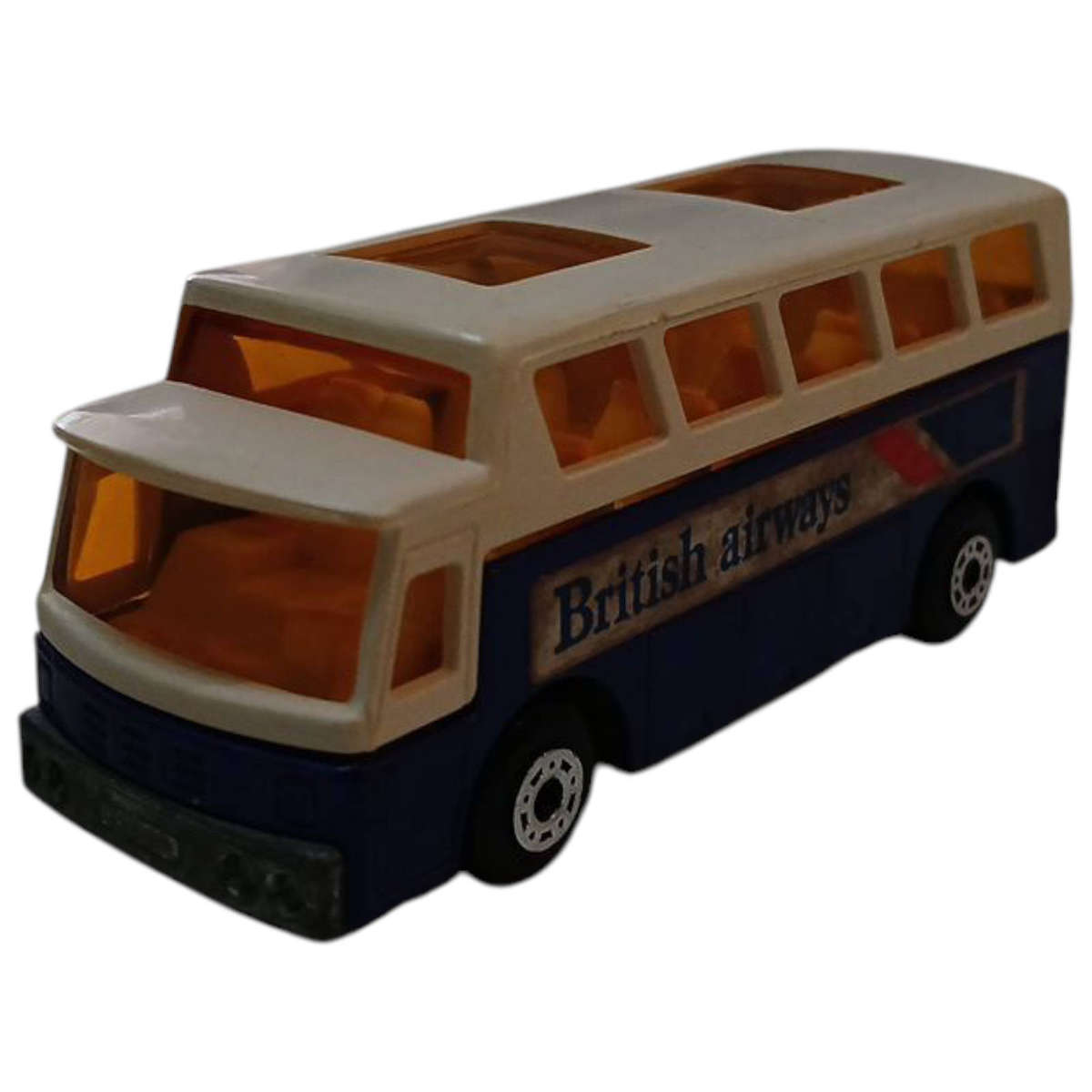 R0 Start-HUGE Car Collection Sale -1977 Matchbox Airport Coach British Airways no.65 Scale 1:98