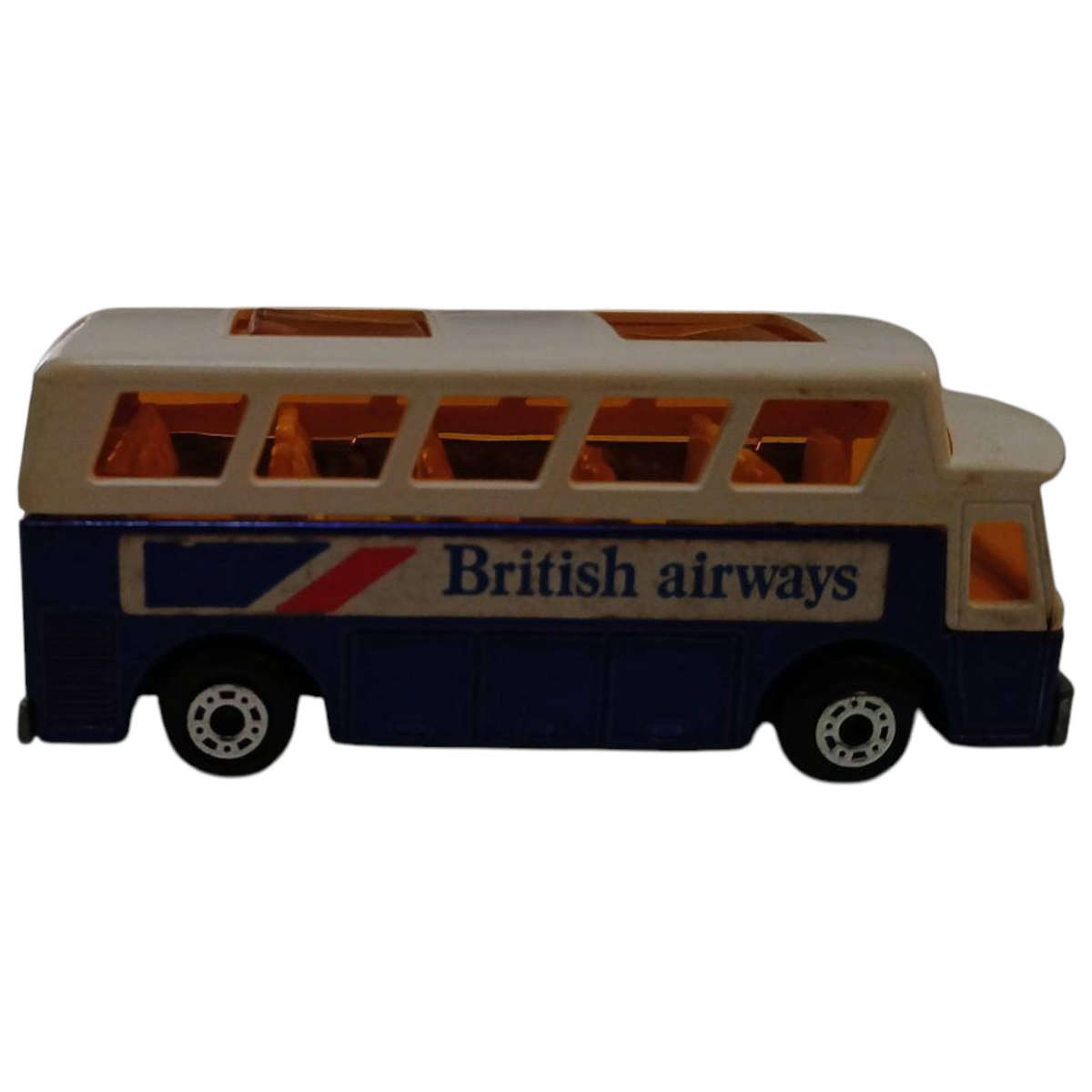 R0 Start-HUGE Car Collection Sale -1977 Matchbox Airport Coach British Airways no.65 Scale 1:98