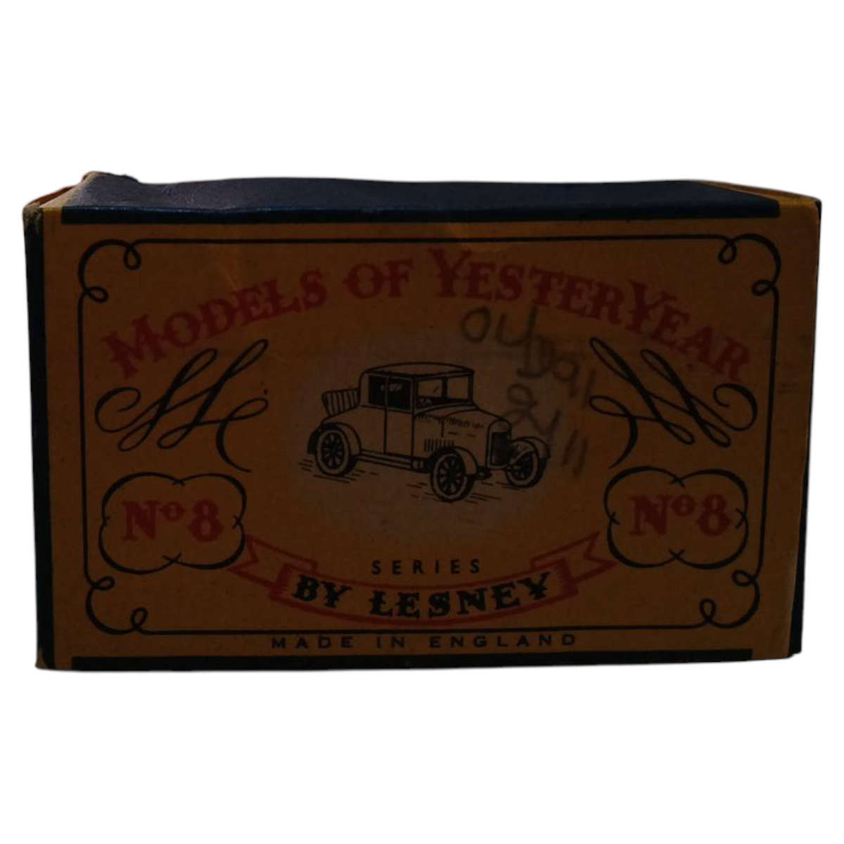 R0 Start-HUGE Car Collection Sale -Lesney Matchbox No.08 1926 The Bullnose Morris Original Box 1:54