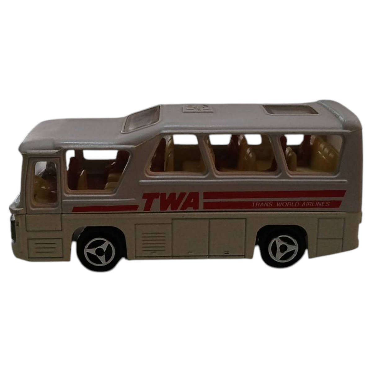 R0 Start-HUGE Car Collection Sale -Majorette #262 TWA Minibus Scale 1:87