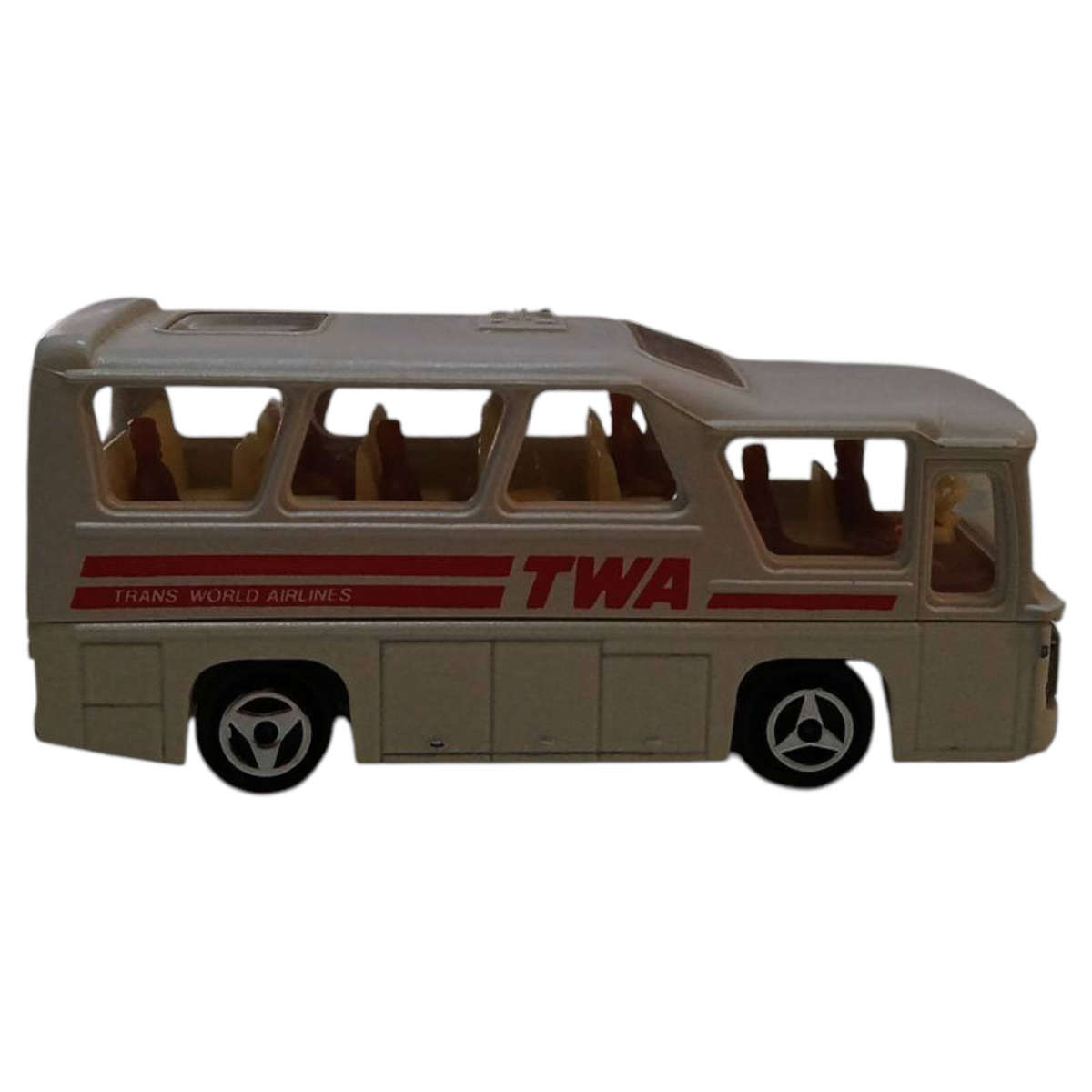 R0 Start-HUGE Car Collection Sale -Majorette #262 TWA Minibus Scale 1:87