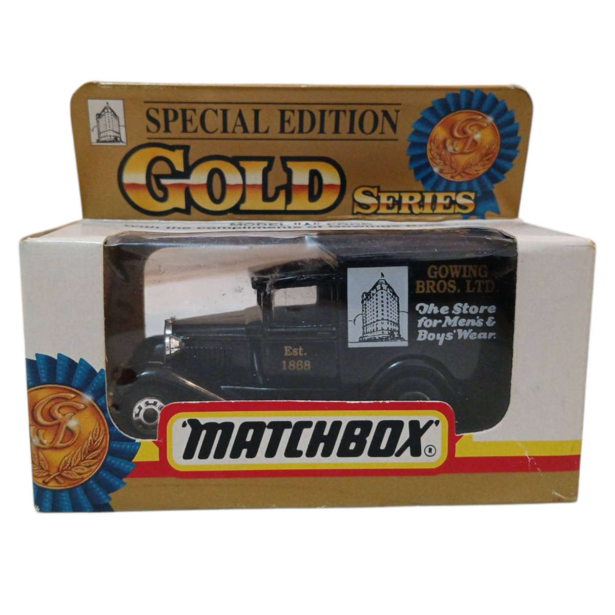 R0 Start-HUGE Car Collection Sale -1993 Matchbox Model A Ford in Original Box 8.5x3x4cm