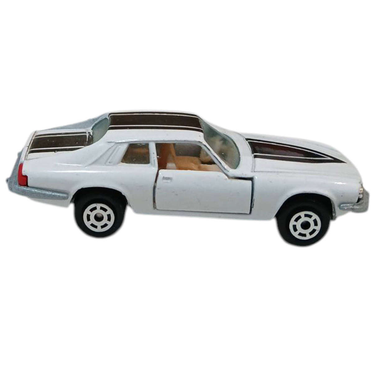 R0 Start-HUGE Car Collection Sale -Yatming White Jaguar XJS No. 1076  7x2.5x2cm