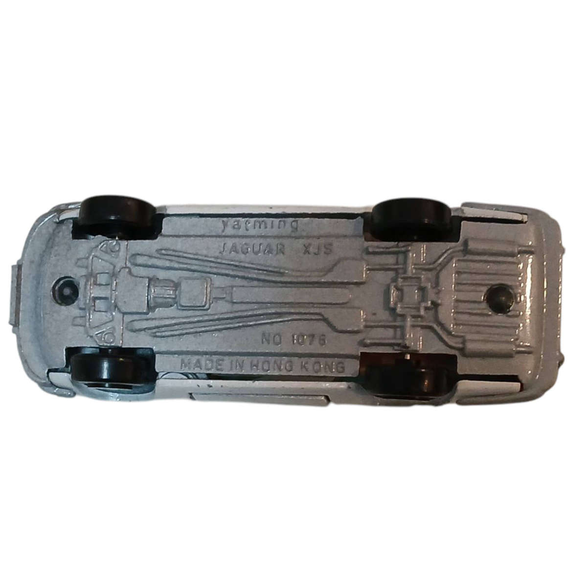 R0 Start-HUGE Car Collection Sale -Yatming White Jaguar XJS No. 1076  7x2.5x2cm