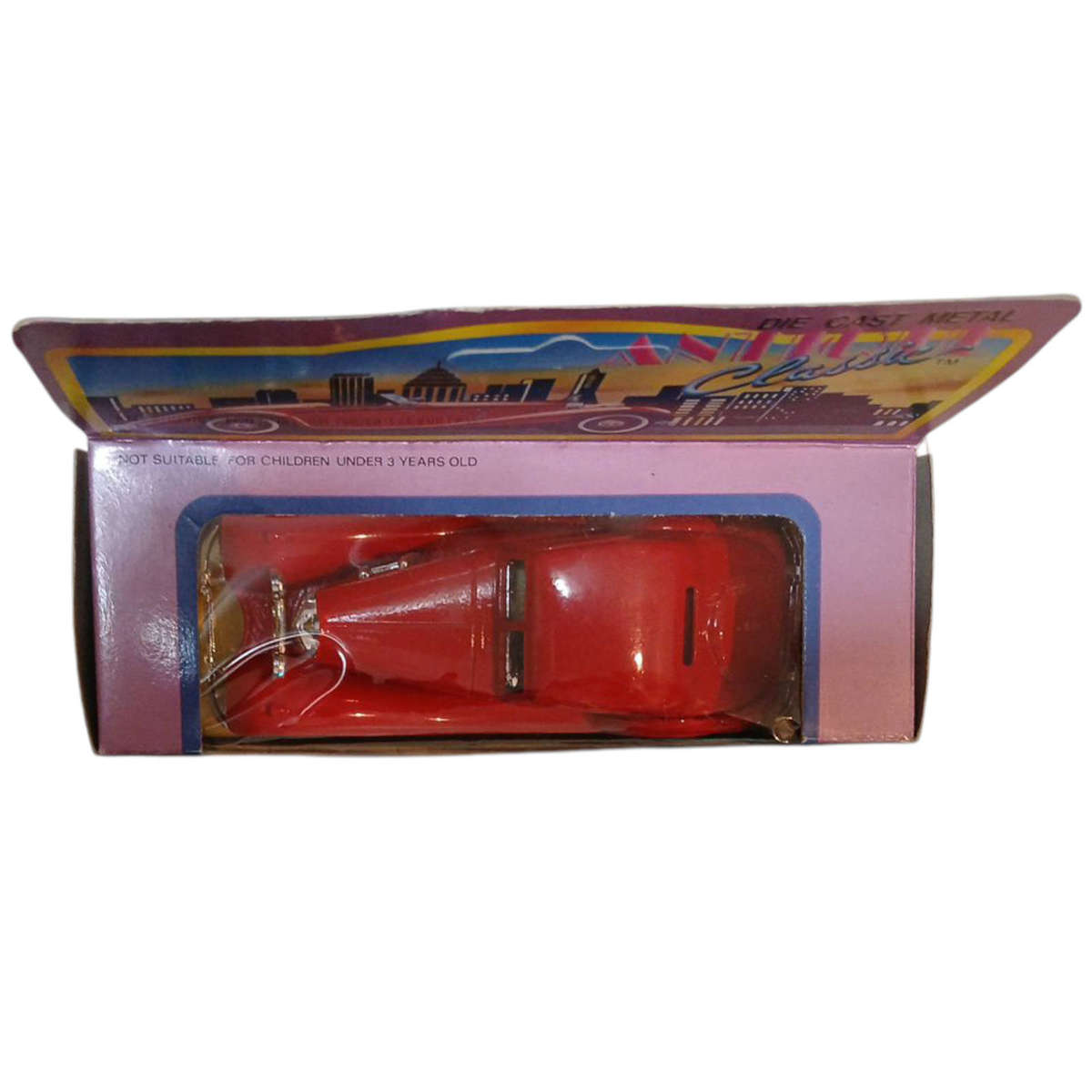 R0 Start-HUGE Car Collection Sale -Sunnyside Antique Classic Die-Cast Metal Model Car 12x4x4cm