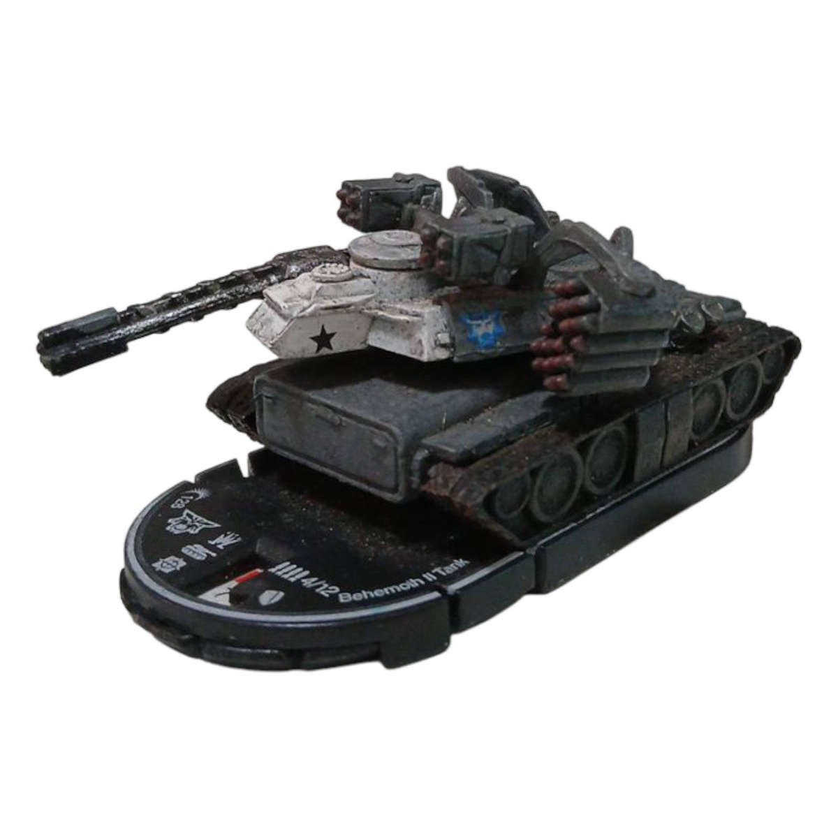 R0 Start-HUGE Car Collection Sale -2002 Mechwarrior Wizkids Battletech Behemoth II Tank 7.5x4x3.5cm