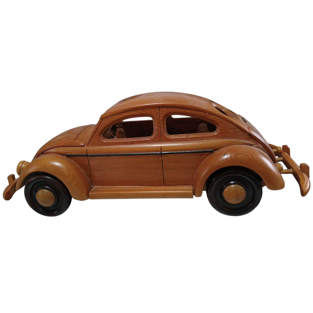 R0 Start-HUGE Car Collection Sale -Larger Scale Wooden Volkswagen Beetle Car Model 40cm x 15cm x14cm