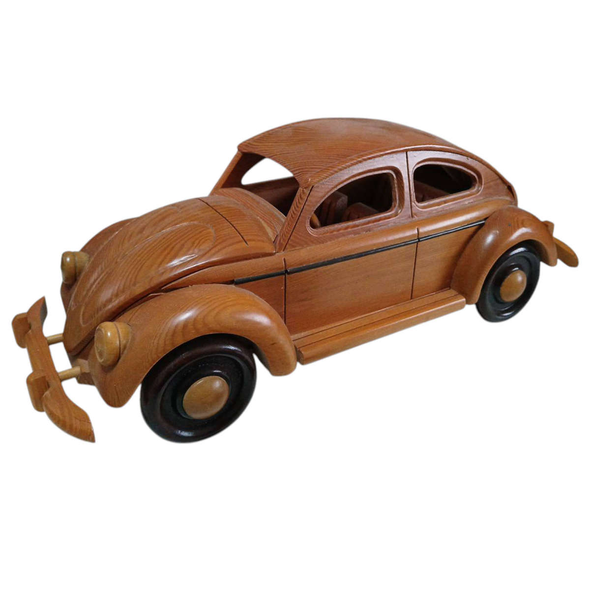 R0 Start-HUGE Car Collection Sale -Larger Scale Wooden Volkswagen Beetle Car Model 40cm x 15cm x14cm