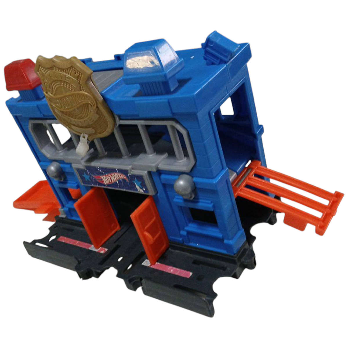 R0 Start-HUGE Car Collection Sale - Hot Wheels Downtown Police Station Breakout launcher 17x10x14cm