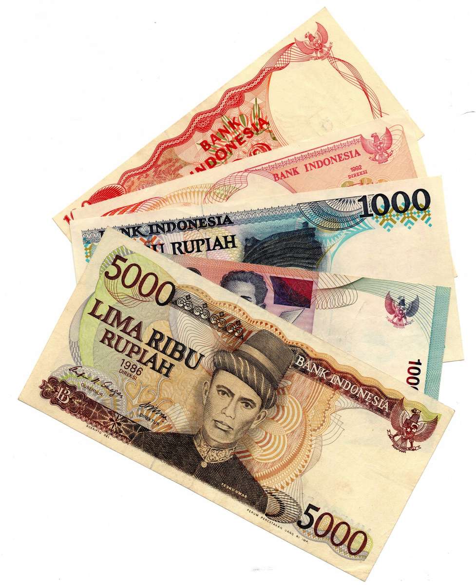 UNC Indonesia note lot 1 Sen - 5000 Rupiah: