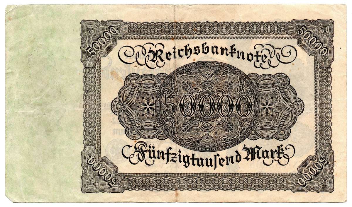 1922 German Berlin Reichsbanknote 50 000 Mark Pick#80