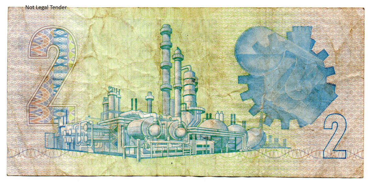 1978 South Africa T.W De Jongh Type 7 Fourth Issue R2 low serial "000015"