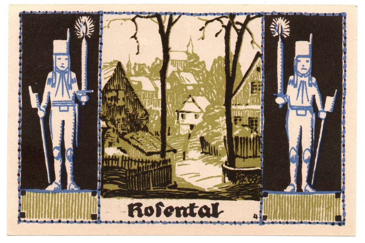 1921 German City of Schneeberg im Erzgebirge (Federal state of Saxony) Weimar Republic 50 Pfennig Lo