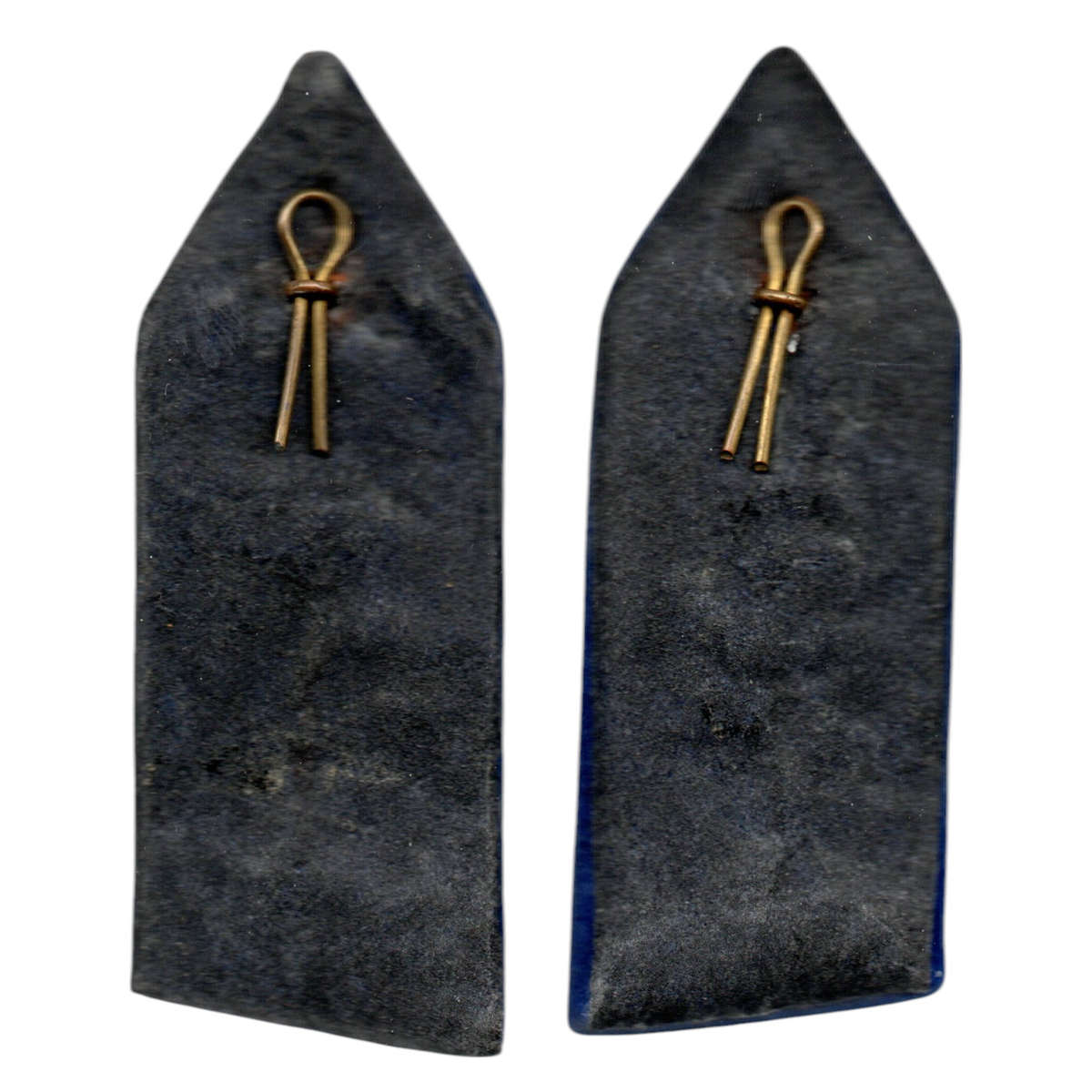 Pair of South Africa Police Gorget Ranks, worn by Majors, Lieut Colonels and Colonels on dress unifo