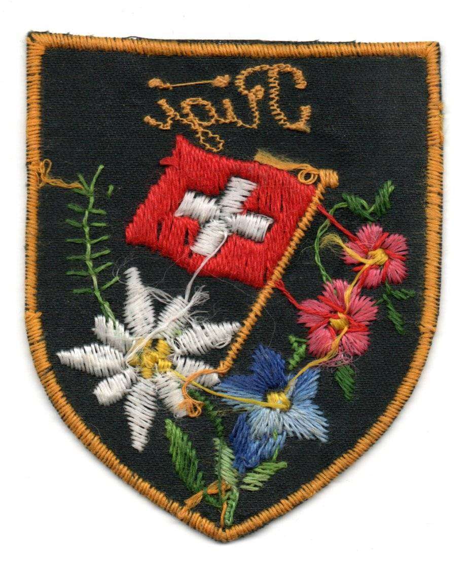 Switzerland Rigi (Mountain in the Alps) Material Patch 53mm x 63mm