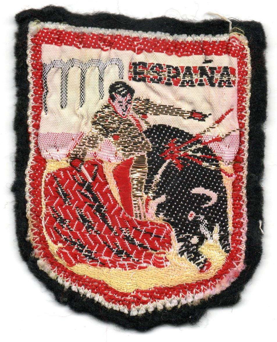 Spanish Embroidered Espana Bull Matador Crest Cloth Patch 54mm x 66mm