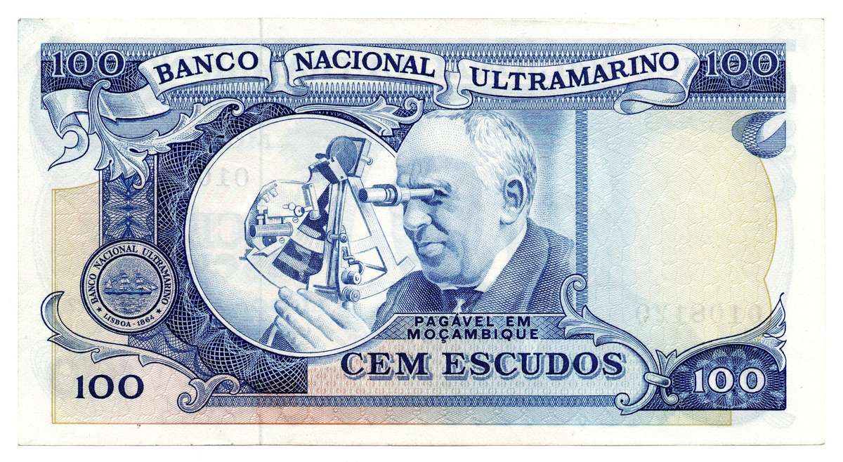 1972 Mozambique 100 Escudos Pick#113