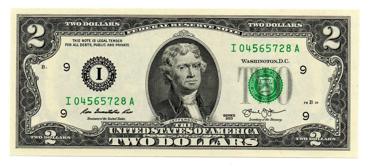 2013 United States of America $2 Pick#538