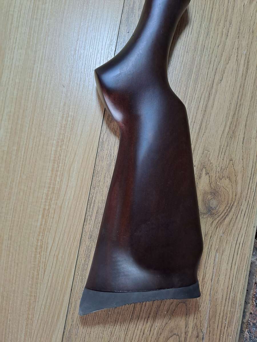 Air rifle but stock dark hard wood new replacement part