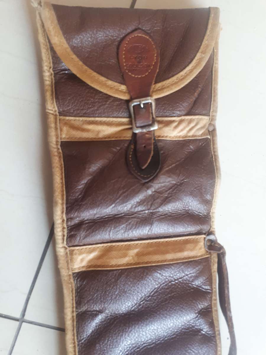 Vintage/antique Loyd and Coulson takedown shotgun bag