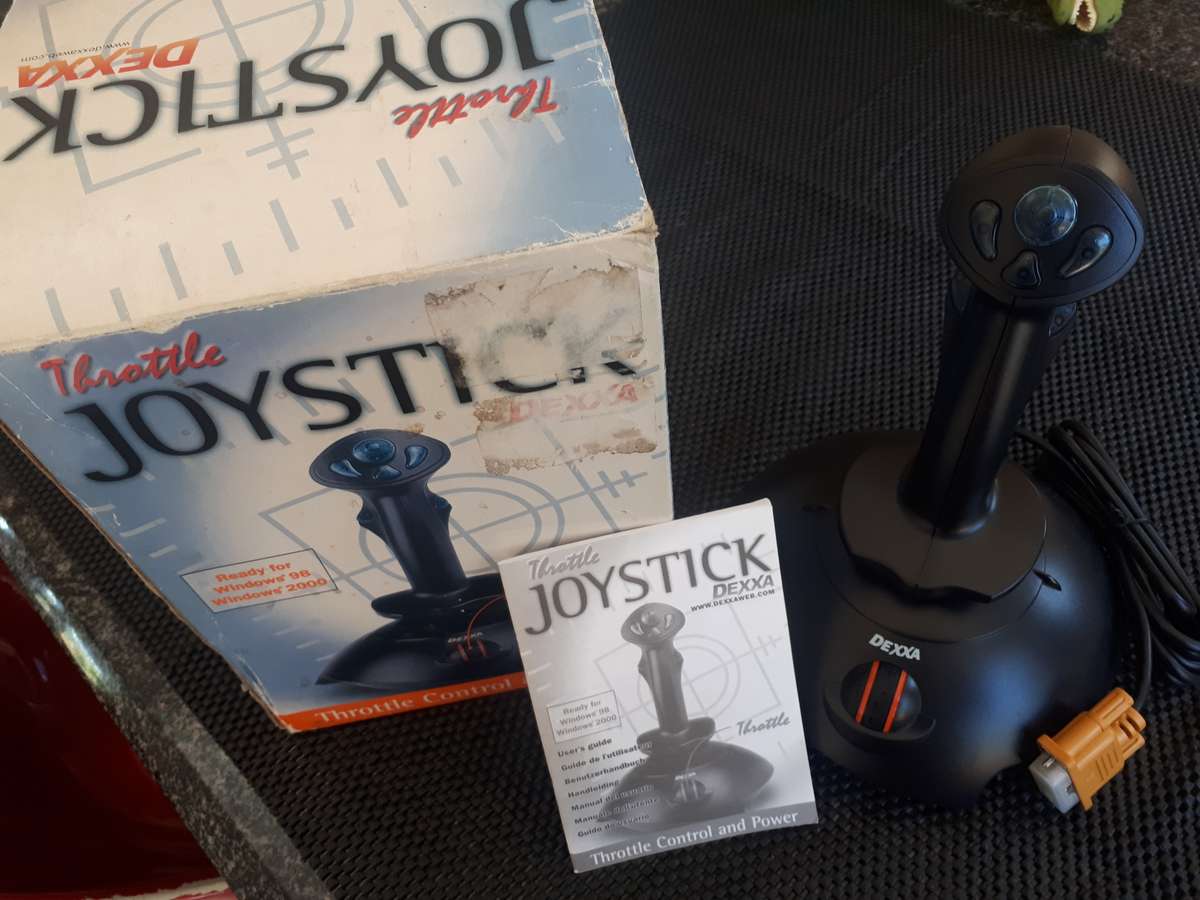 Vintage game Joystick Dexxa throttle