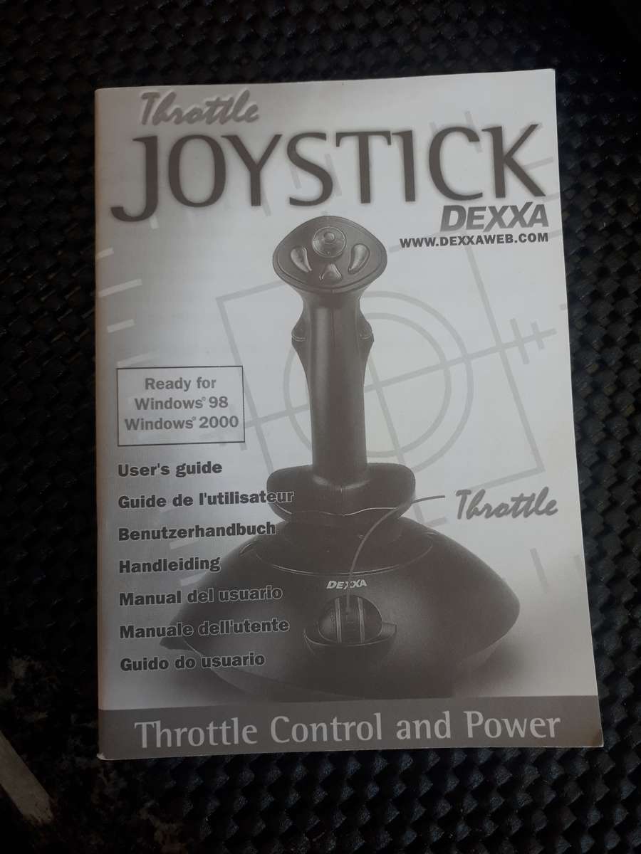 Vintage game Joystick Dexxa throttle