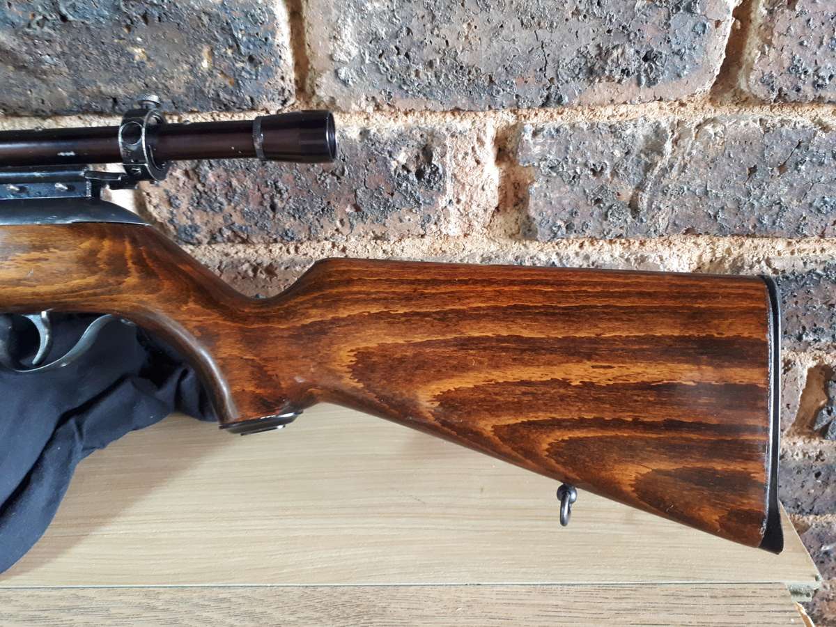 Vintage Air rifle Falke 80 with time period scope .177cal