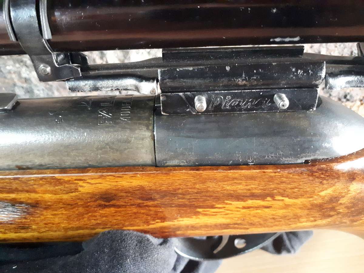 Vintage Air rifle Falke 80 with time period scope .177cal