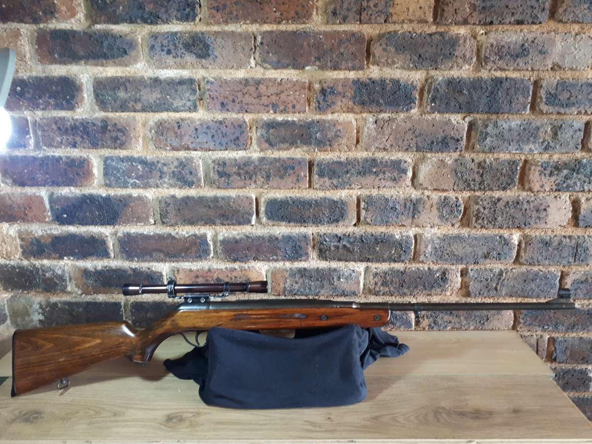 Vintage Air rifle Falke 80 with time period scope .177cal