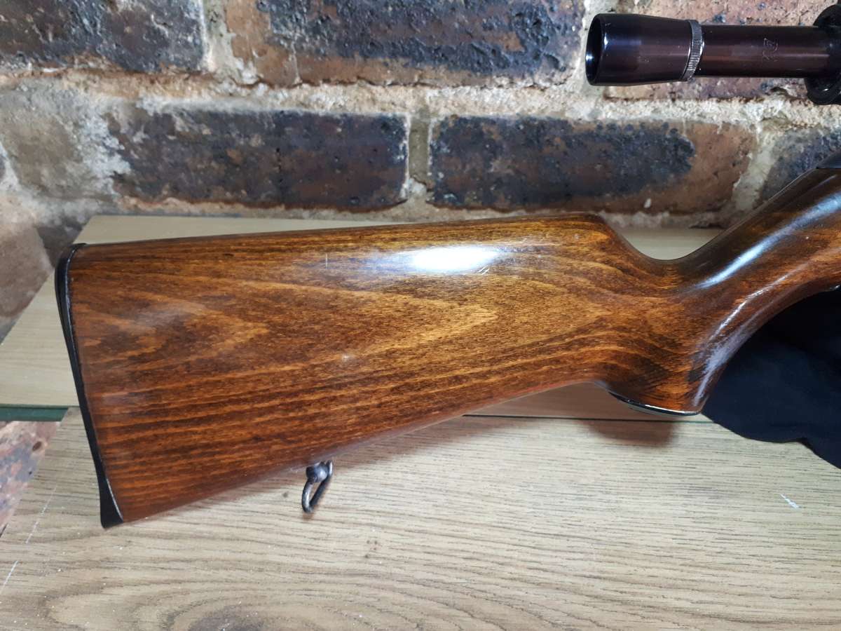 Vintage Air rifle Falke 80 with time period scope .177cal