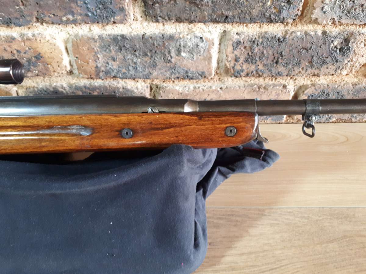 Vintage Air rifle Falke 80 with time period scope .177cal