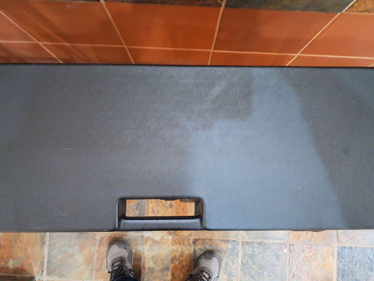 Rifle/Air rifle case black hard shell foam lined discription has details