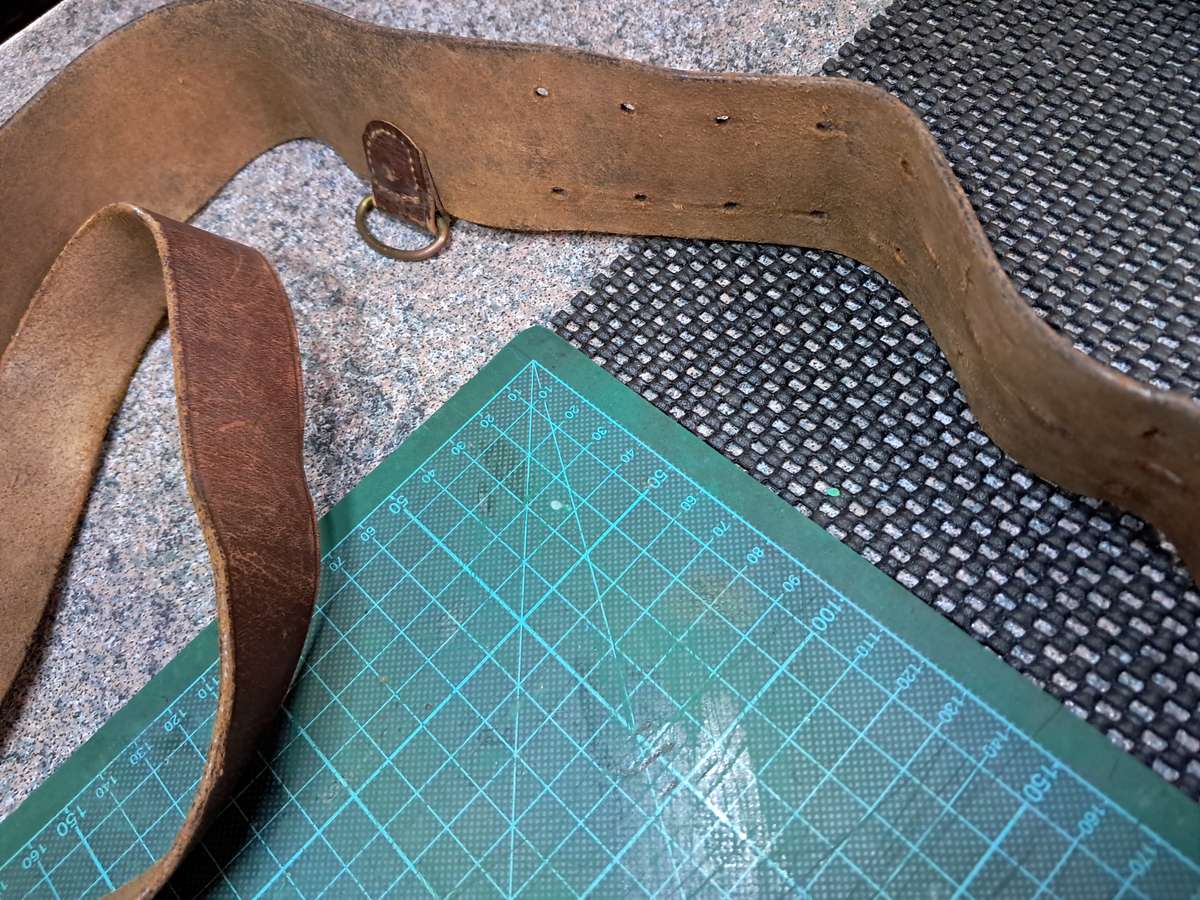 WW1 Sam Brownes UDF belt, strap and holster