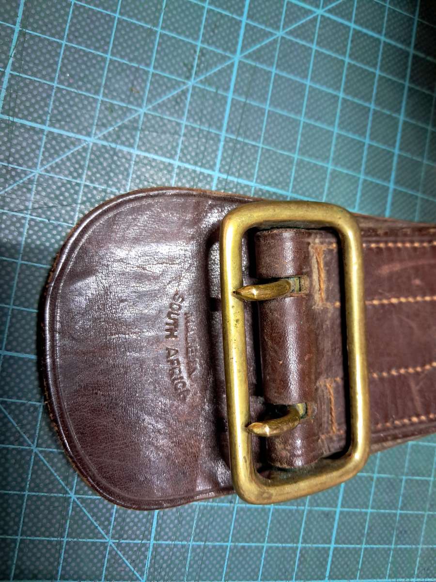 WW1 Sam Brownes UDF belt, strap and holster