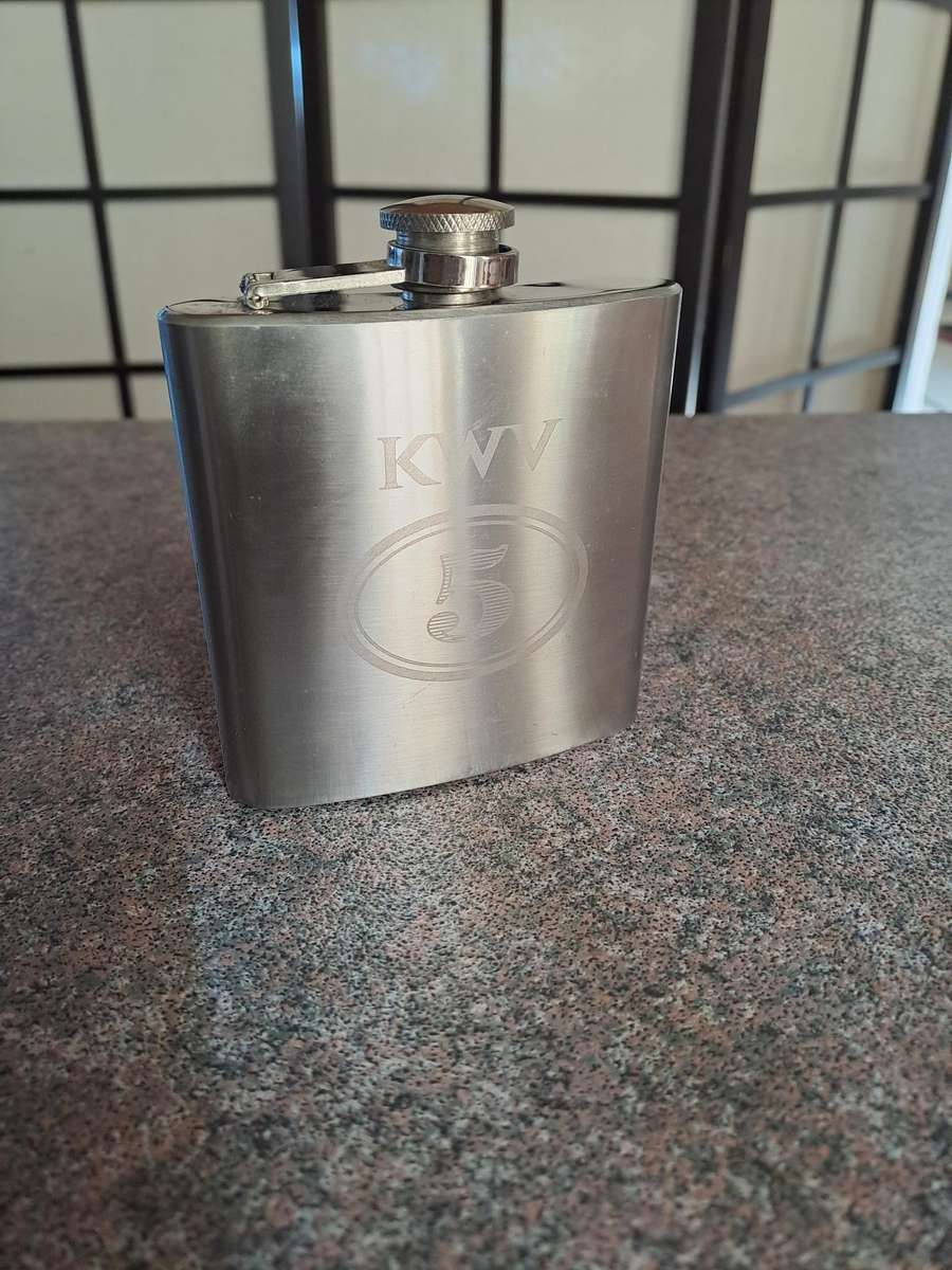 Decanter KWV 5 6oz pocket size stainless steel