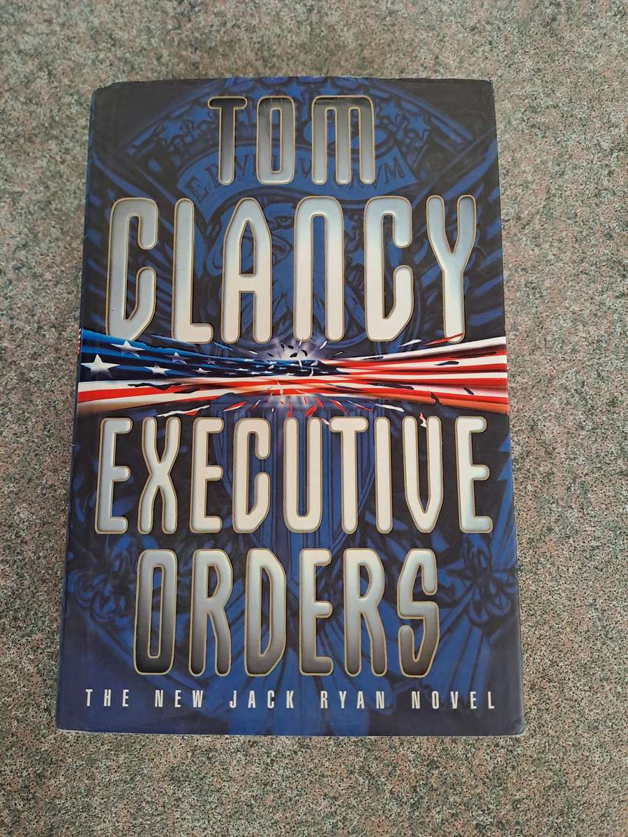 Tom Clancy Executive Orders a Jack Ryan novel Large Hard cover