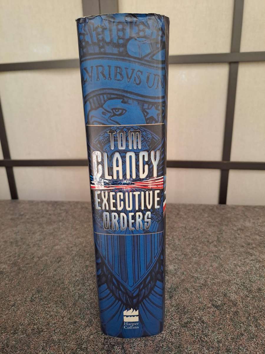 Tom Clancy Executive Orders a Jack Ryan novel Large Hard cover