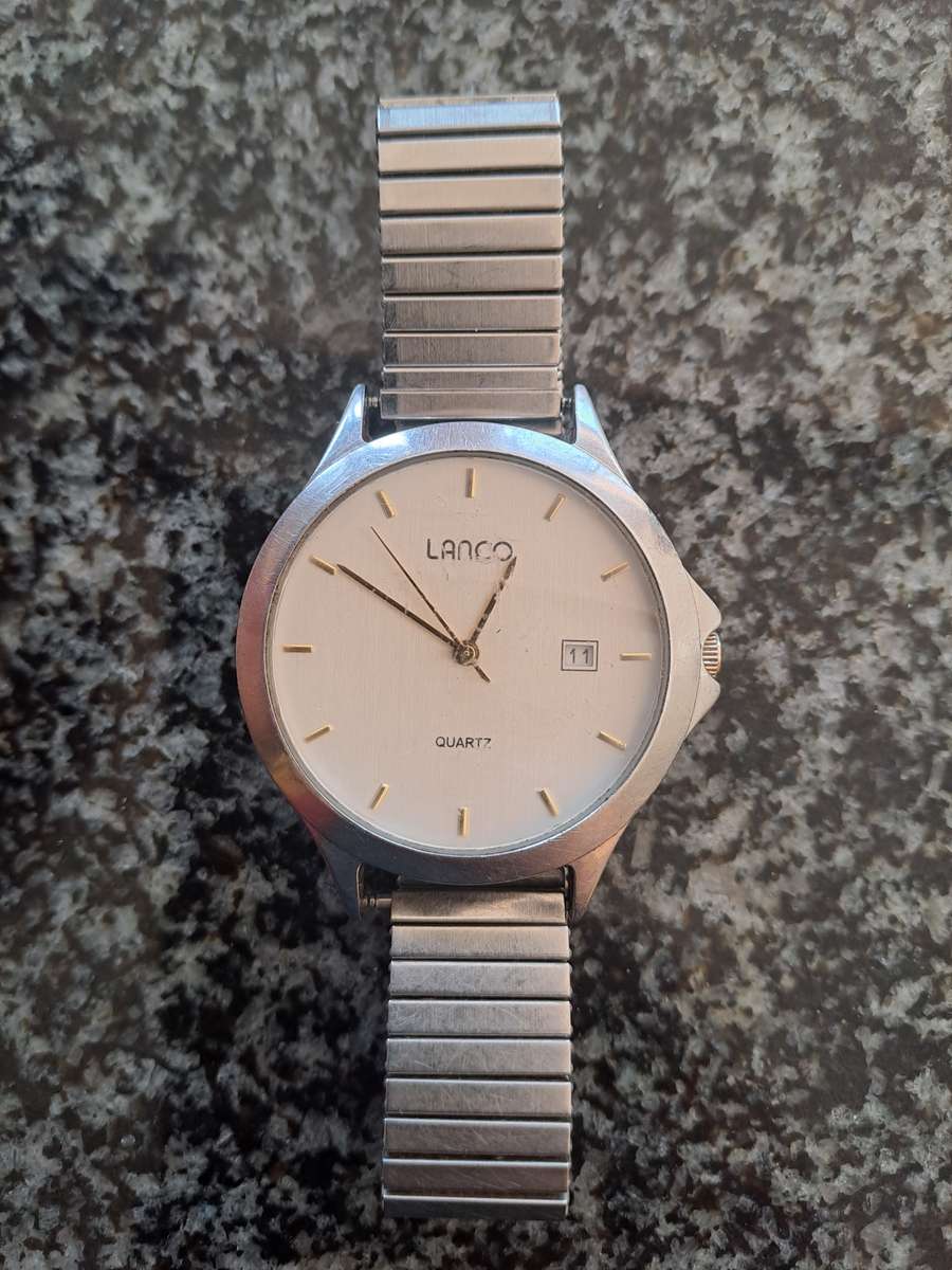 Vintage Lanco Quartz men's wrist watch