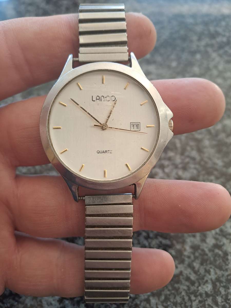 Vintage Lanco Quartz men's wrist watch